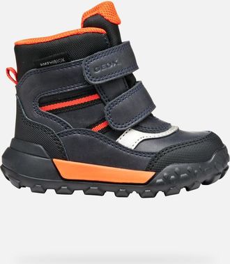 Geox Trekkyup Abx Toddler Boy Navy/orange, Size: 21