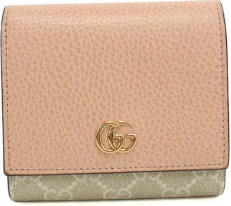 Gucci Pink Leather Wallet (Bi-Fold) (Pre-Owned)