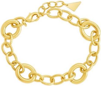 Sterling Forever Carter Chain Bracelet in Gold at Nordstrom
