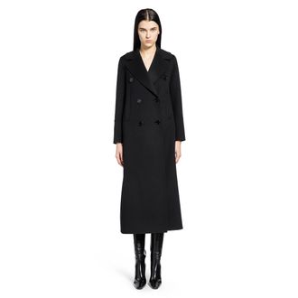 Max Mara Long Double-Breasted Wool Coat