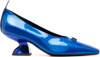 Ferragamo Ladies Blue Heels, US Size 4