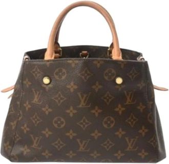 Louis Vuitton Pre-owned Handbags, female, Brown, Size: ONE SIZE Pre-owned Vintage Monogram Handbag