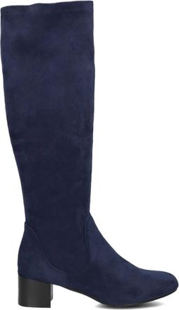 Stefano Lauran Schoenen, Dames, Blauw, 37 EU, Su&egrave;de, Blauwe Su&egrave;de Hoge Laarzen Xtm 16891-1