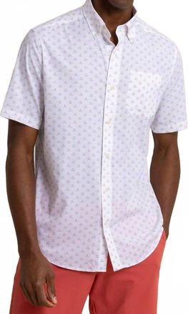 Southern Tide Beach Voyager Sportshirt In Classic White