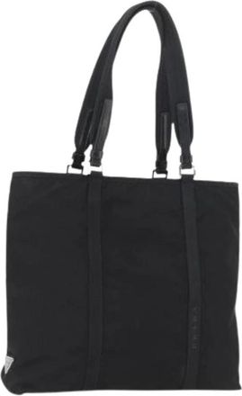 Prada Pre-owned Tote Bags, female, Black, Size: ONE SIZE Pre-owned Vintage Tote Bag