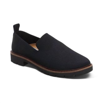 Aetrex Womens Chloe Slip On Loafers In Black