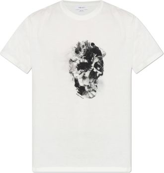 Alexander McQueen Alexander McQueen, T-Shirts, male, White, Size: 2XL Printed T-Shirt