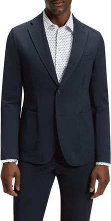 BOSS Hanry Slim Fit Stretch Twill Sport Coat in Dark Blue at Nordstrom, Size 36R