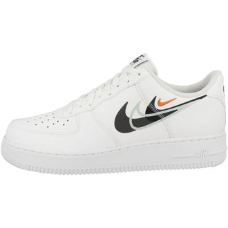 Nike Air Force 1 07 Mens Trainers Sneakers Shoes FN7807 (White/Medium Ash-Black 100) UK6 (EU40)