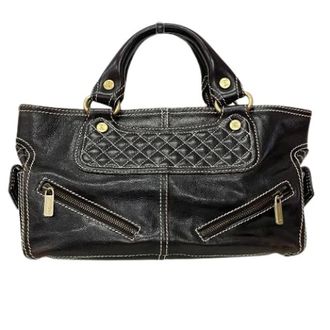 Celine Pre-owned Handbags, female, Black, Size: ONE SIZE Pre-owned Leather Handbag
