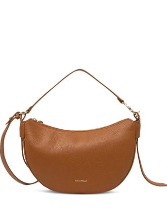 Coccinelle small C-Easy leather shoulder bag - women - Grained Leather - OS - Brown