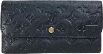 Louis Vuitton Pre-owned Wallets, female, Blue, Size: ONE SIZE Pre-owned Canvas Wallet