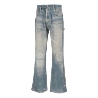 Purple Jeans, Heren, Blauw, W32, Katoen, Snap Carpenter Pant