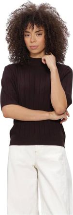 Bruuns Bazaar Truien & Vesten, Dames, Bruin, XS, Anemone BBGlady Knit