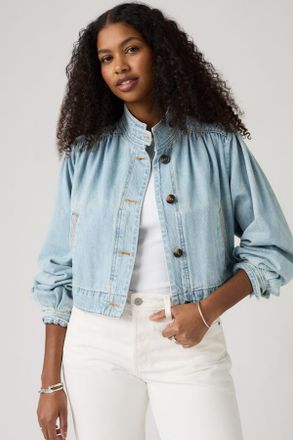 Levi's Parker Pretty Short Coat - Mujer - M - Azul / Hello People
