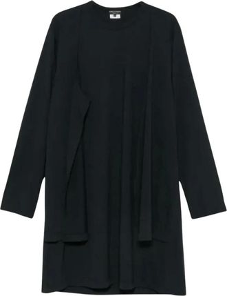 Comme Des Gar&ccedil;ons Camiseta de manga larga con detalle de capas - Tops - Hombre - Negro - M
