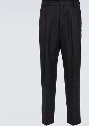 Dries Van Noten Wool flannel tapered pants