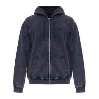 Diesel Sweatshirts & Hoodies - Heren - Vesten met rits - Blauw - M - Hoodies & sweatvesten