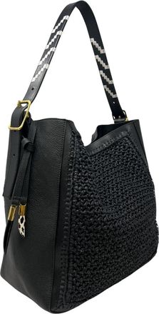 Kempton & Co. Cowdray Hobo Carryall Bag In Black
