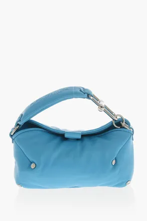 Off-white Leather Top-Handle Bag SAN DIEGO With Studs Off-White