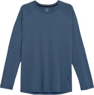 On Running Long Sleeve Top - Heren - Sportshirts - Blauw - S - Denim - Fitness