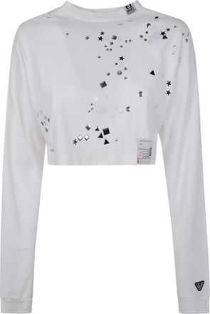 Miharayasuhiro Long Sleeve Tops - Dames - Longsleeves - Wit - XS - Tops