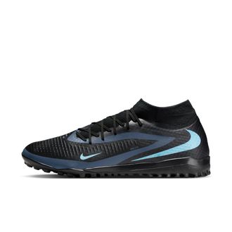 Nike Mens Phantom 6 High Academy Turf Soccer Shoes in Black | HQ2277-003