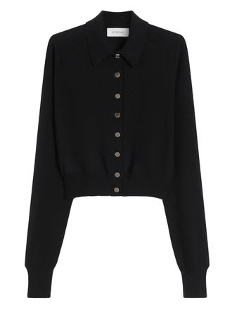Sportmax Soft Fit Wool Cropped Cardigan