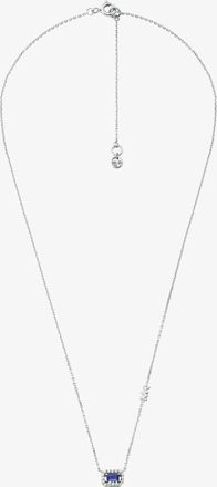 Michael Kors Precious Metal-Plated Sterling Silver Pav&eacute; Halo Necklace