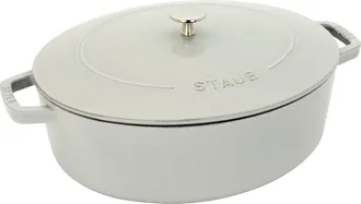 Staub Cast Iron 6.25-qt Shallow Oval Dutch Oven