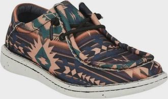 Justin Womens Hazer Brushpopper Shoe In Black Multi