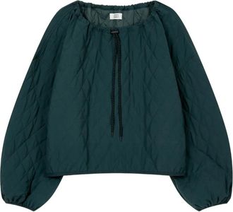 TOMBOY Gewatteerde top met koord - Groen