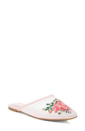 London Rag Shara Embroidered Mesh Mule in Pink at Nordstrom Rack, Size 8