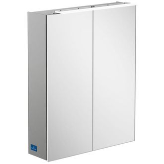 Villeroy & Boch My view one spiegelkast - 60,7x74,6 cm - met 2 deuren met led