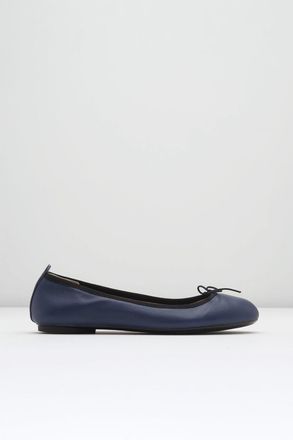 Bloch BLOCH Ladies Nashira Ballet Pumps, Navy Leather