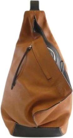 Loewe Pre-owned Backpacks, female, Brown, Size: ONE SIZE Pre-owned Shoulder Bag