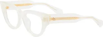 Valentino Eyeglasses Square Full Rim, Crystal Burgundy Frame And Clear Demo Lens Lens Vlx-125B
