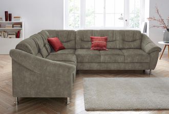 Sit&more Ecksofa »Salsa L-Form« mit Federkern, wahlweise mit Bettfunktion