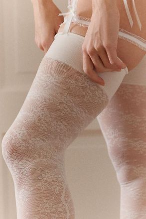For Love & Lemons Lily Thigh-High Stockings