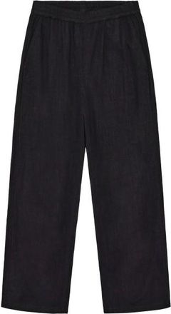Knowledge Cotton Apparel Posey Linen-Mix Pants Freizeithose f&uuml;r Damen | schwarz