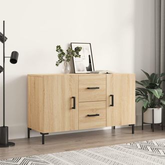 vidaXL Aparador De Madera De Ingenier&iacute;a Roble Sonoma 100x36x60 Cm Vidaxl