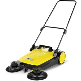 Karcher Spazzatrice manuale s 4 Twin - Ampiezza di lavoro con spazzola laterale: 680 mm - Max. prestazioni di area: 2400 m&sup2;/h - Contenitore per