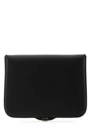 A.P.C. Black Leather Card Holder