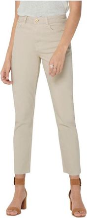 Only High Waisted Enkel Jeans - Dames - Cropped Jeans - Beige - W27 L32 - Katoen - Jeans