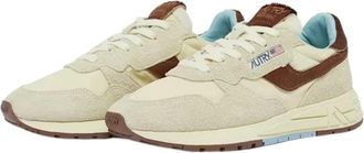 Autry Reelwind Low - Heren - Sneakers - Beige - 40 EU - Leer - Schoenen
