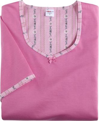 Isa Capri-Pyjama ISA BODYWEAR Pyjama kurz, Damen, Gr. XL, pink, Obermaterial: 100% Baumwolle CO., Homewear-Sets Capri-Pyjama