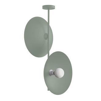 Lumicom Lumicom - Cassini Plaf&oacute;n Monocolor Mat 2 Luces