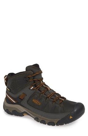 Keen Targhee III Mid Waterproof Hiking Boot in Black Olive/golden B at Nordstrom Rack, Size 10.5