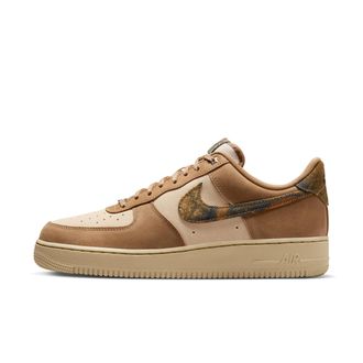 Nike Mens Air Force 1 07 RealTree Shoes in Brown | IO9803-200