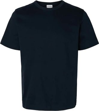 Selected crew-neck T-shirt - Black